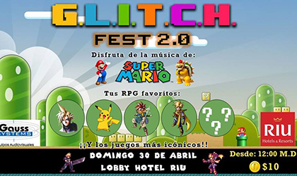 Se acerca el Glitch Fest 2.0 para los amantes de los videojuegos