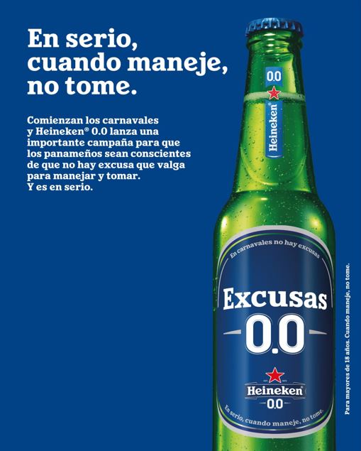 Heineken presenta su campaa Excusas 0.0