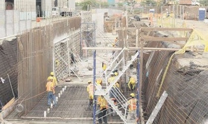 El Metro de Panam avanza su construccin en un 30%