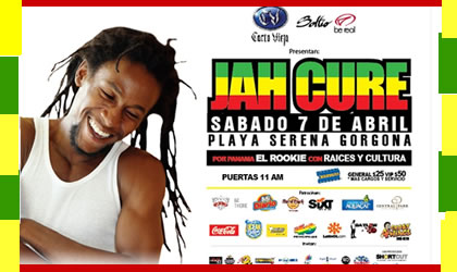 Llvate entradas para el concierto de Jah Cure