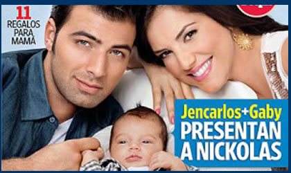 JenCarlos Canela present a su hijo Nickolas