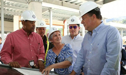 Varela inspecciona obras en Chiriqu