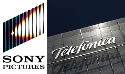 Telefnica y Sony firman alianza para ofrecer contenidos VoD
