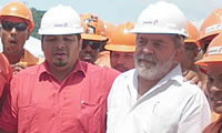 Ex-presidente de Brasil Lula se reune con Genaro Lpez y Sal Mndez