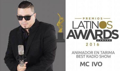 MC Ivo en los Premios Latinos Awards