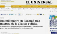 Medios internacionales hablan de crisis poltica de Panam