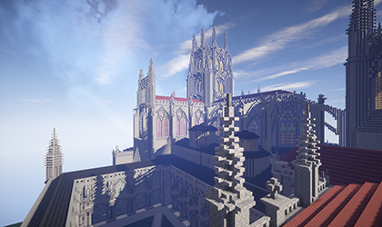 Minecraft: Crean impresionantes rplicas de obras maestras de la arquitectura