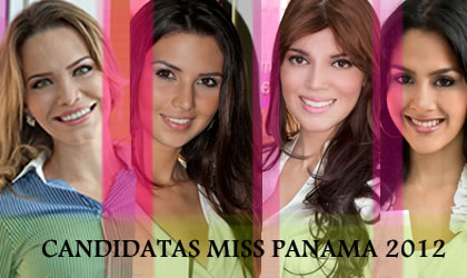 Candidatas a la corona del Miss Panam 2012