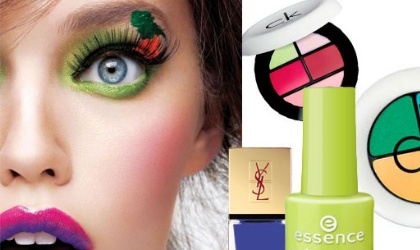 Sombras Ne�n el maquillaje de moda