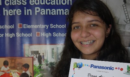 Panasonic anuncia al ganador que representar a Panam en el concurso Eco-Diarios