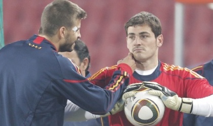 Casillas: Piqu contra Cristiano ha estado muy bien en el Bara y en la Seleccin