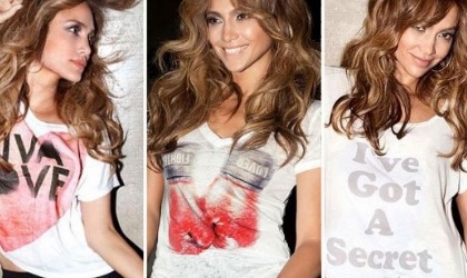 JLO lanza playeras de moda a precios econ�micos