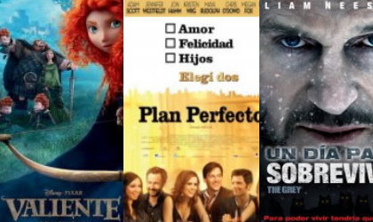 Un d�a para sobrevivir, Plan Perfecto y Valiente, los estrenos de hoy