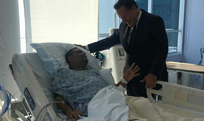 Presidente Varela visita pacientes a la espera de operaciones cardiovasculares