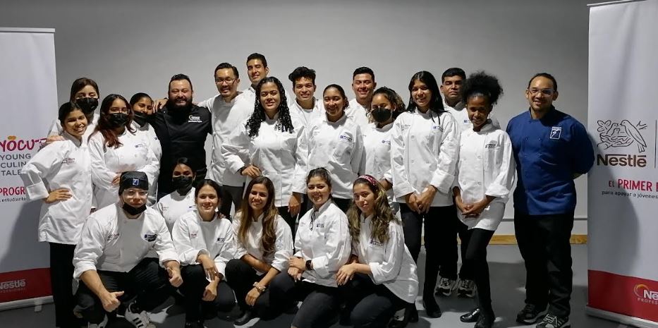 Programa YOCUTA y estudiante culinarios de GANEXA