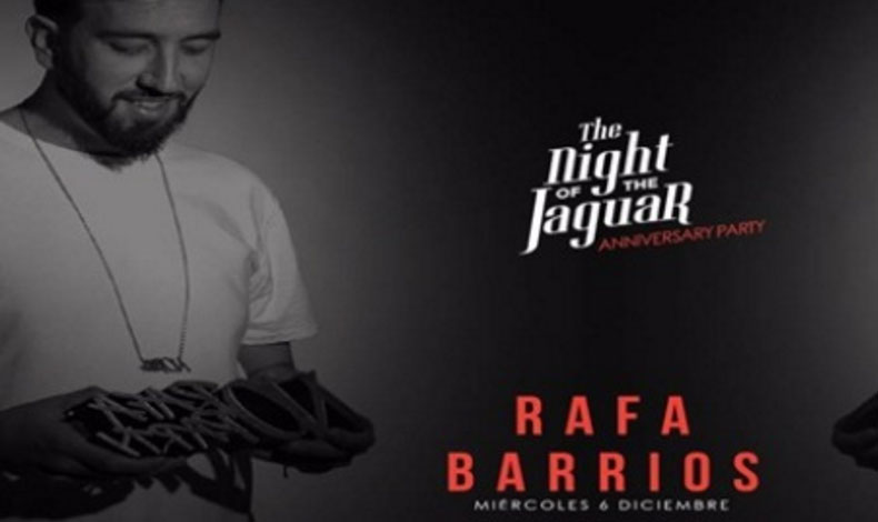 The Night of the Jaguar: DJ Rafa Barrios se presentar hoy en Panam