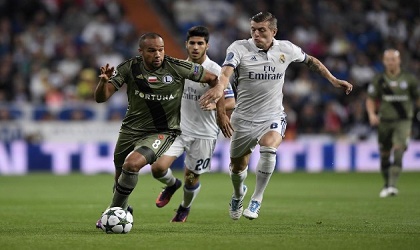 El Real Madrid gole sin problemas al Legia
