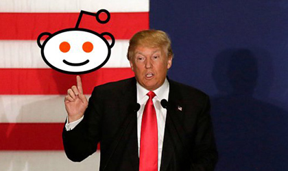 Reddit edit comentarios de adeptos a Donald Trump