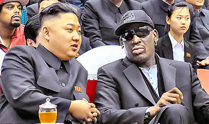 Solicitan expulsin de Rodman del Saln de la Fama por amistad con Kim Jong-un