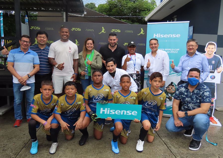 Hisense se une a la Academia de Ftbol Romn Torres para promover la prctica deportiva infantil con la Copa RT05