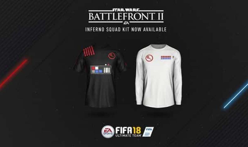 Indumentaria de Star Wars: Battlefront II llegar a FIFA 18