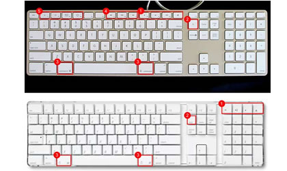 Funciones rpidas de teclado de Mac OS X
