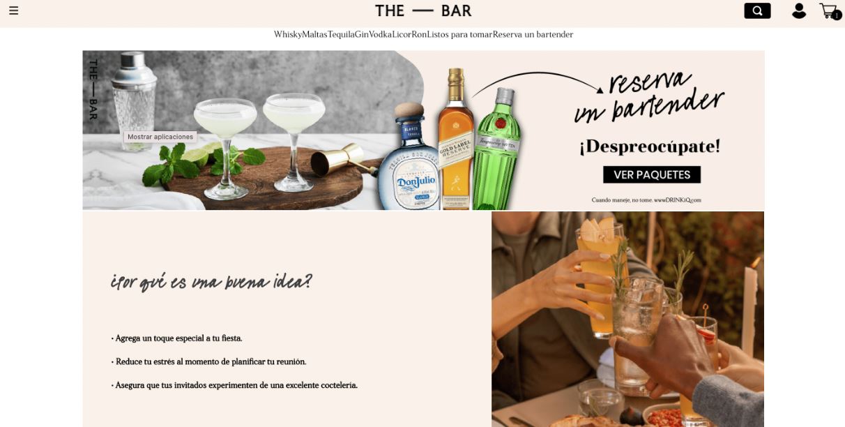 Descubre la experiencia The Bar Panam: La nueva pgina de bebidas premium