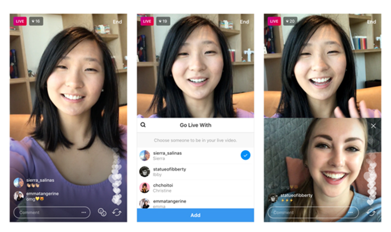 Instagram ya est probando transmisiones simultneas en vivo de varios usuarios