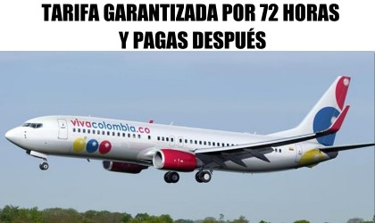 Aerolnea Viva Colombia innova otra vez y ahora te asegura tu tarifa y hasta hotel te consiguen