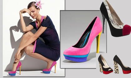 Apntate a la moda en zapatos Color Blocking estn muy Chic