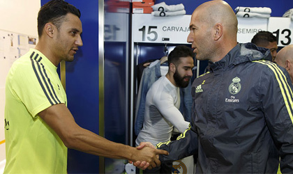 Zidane mantiene su apoyo a Navas
