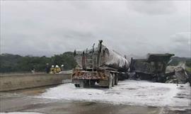 Se realizan simulacros de accidentes simultneos en la Autopista Panam-Coln