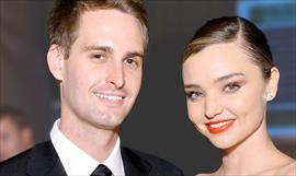 El ngel de Victoria's Secret, Miranda Kerr se cas con Evan Spiegel fundador de Snapchat