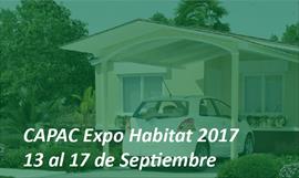 El 13 de septiembre inicia la Feria CAPAC Expo Hbitat 2017