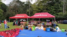 Nissan en Panam y Club Frontier se unen por la comunidad de boca de Uracillo en Cocl