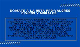 IPHE se suma a la Ruta Pro-Valores Cvicos y Morales
