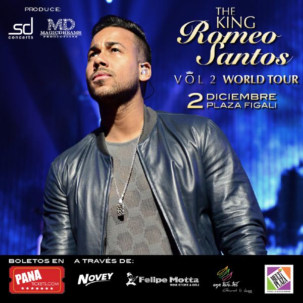 Romeo Santos llega con su mega concierto a Panamá Música