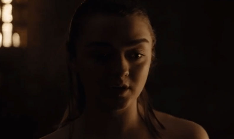 Actriz que interpreta a Arya Stark en Game of Thrones  habl de su escena ntima con Gendry