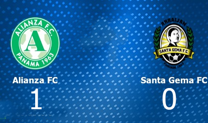 Alianza FC vence por la mínima al Santa Gema  FC