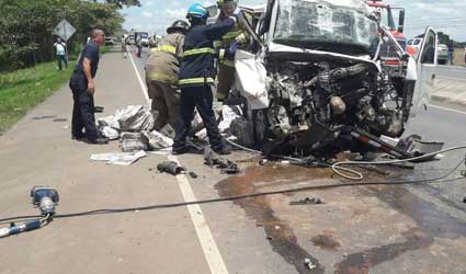 Grave accidente se registr en la interamericana dejando un muerto y un herido de gravedad