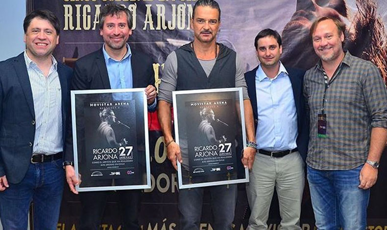 Ricardo Arjona el artista ms exitoso de Movistar Arena