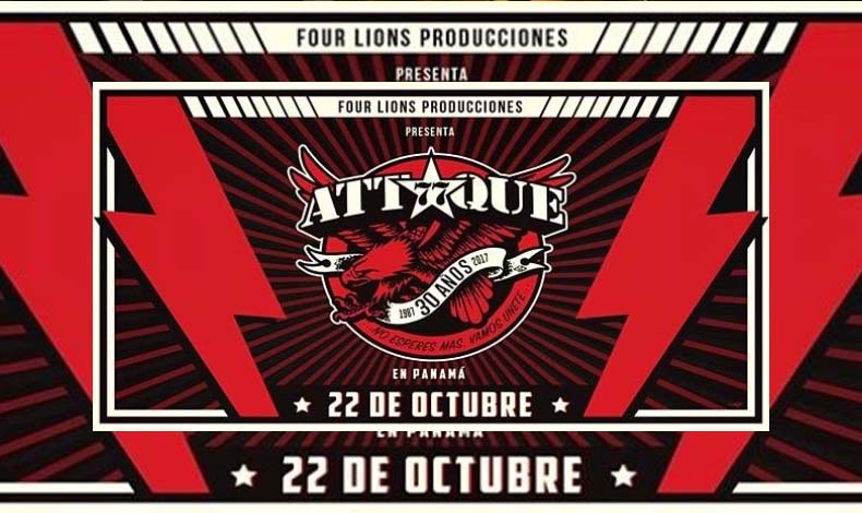 Banda Attaque 77, hoy a las 4 pm