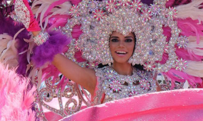 Topn entre las reinas Ayira Adames y Mara Laura Crdenas