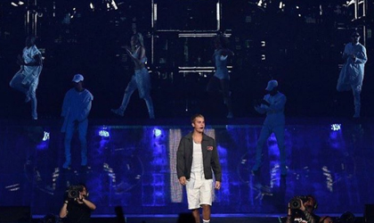 Bailarines de Justin Bieber listos para las clases de baile
