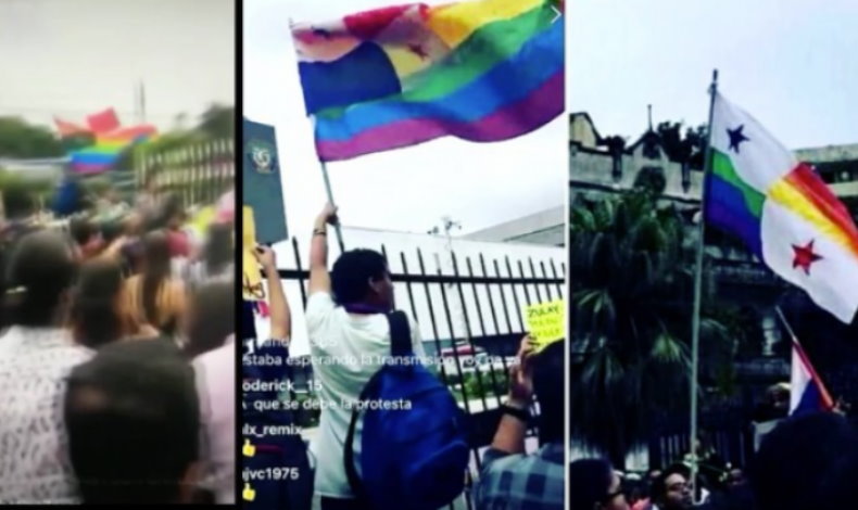 Fue detenido de manera preventiva persona que ondeo bandera alterada