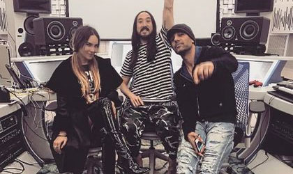 Belinda se uni a Steven Aoki para grabar su ms reciente sencillo