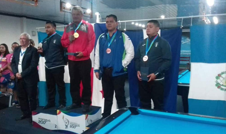 Billar da sus buenos frutos en los Juegos Centroamericanos Managua 2017