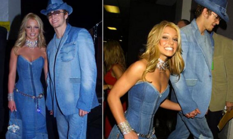 Cuando Justin Timberlake y Britney Spears vestan a juego en 2001