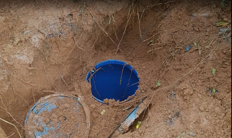 Localizan caleta y decomisan ms de 300 paquetes de droga