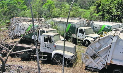 Camiones chatarra de Autoridad de Aseo representan un peligro para la salud?